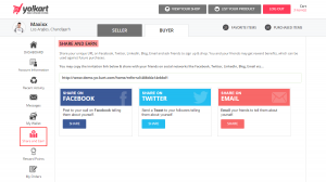 Share and Earn Feature